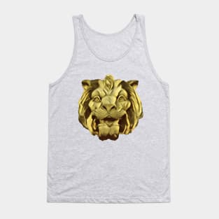 Lion Head Sculpture Tank Top